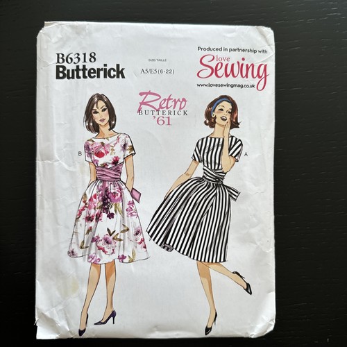 Butterick b6318 sewing pattern - b6318,
