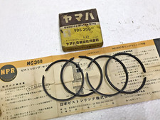 Yamaha YDS1 YDS2 YDT1 YD3 Piston Ring Set 0.25 NOS Genuine NPR P/N 150-11610-10