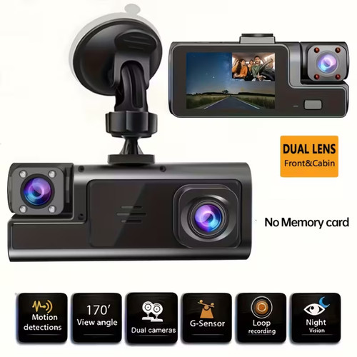 Dual dash cam car 1080p - dual,