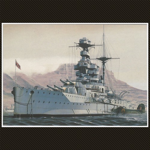 Hms malaya battleship cape - hms,