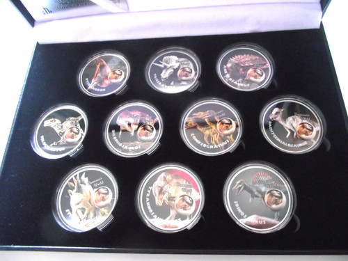 Jurassic park dinosaur coin - jurassic,