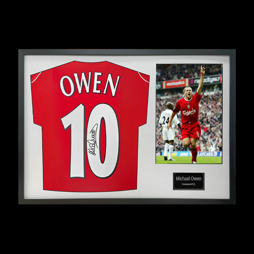 Michael owen signed framed - owen,