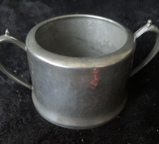 Vintage 1920s hammered pewter