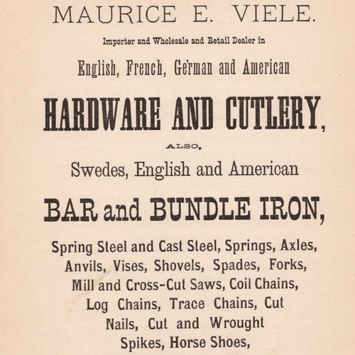 1875 maurice viele hardware - 1875, e