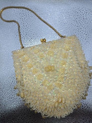 Vintage ivory regale clutch - vintage,