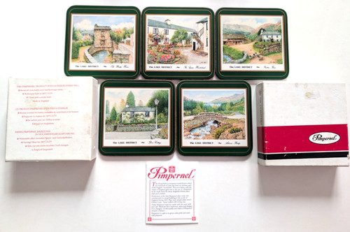 Vintage pimpernel coasters - pimpernel,