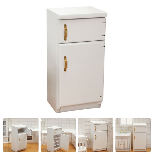 Miniature furniture toy fridge - furniture,