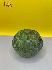 Vintage Green Glass Flower
