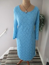 POMODORO TURQUOISE LACE DRESS