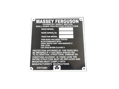 Data plate fits classic - data,