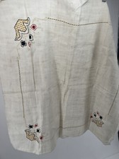 Vintage Embroidered Card Table