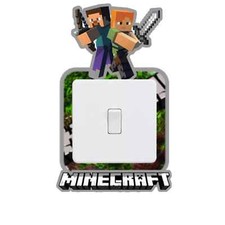 Minecraft SWITCH SURROUND STICKER DECAL KIDS BOYS GIRLS ROOM