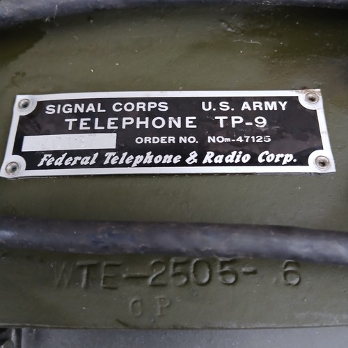 Wwii ww2 field telephone - tp-9,