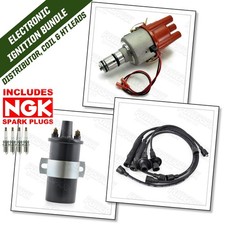 VW Electronic Distributor Type 4 Engine 009 Coil HT Leads Spark Plugs 1.7 to 2.0