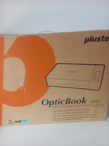 Plustek opticbook book scanner - book,
