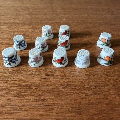 Vintage dutch thimbles set - thimbles:, of