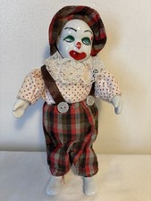 Vintage Clown Doll. Wired Body. Scary