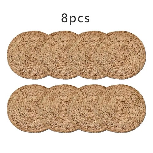 8pcs round table mats - 1/2/6/8pcs,