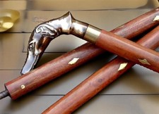 Greyhound Brass Handle Walking