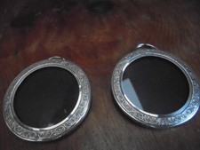 2 STERLING SILVER CIRCULAR