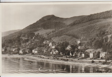 TIGHNABRUAICH, SCOTLAND -  THE VILLAGE, KYLES OF BUTE B&W  POSTCARD  +