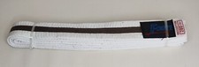 Force Tae Kwon Do / Judo / Martial Arts Belt white brown Stripe Brand New 280cm