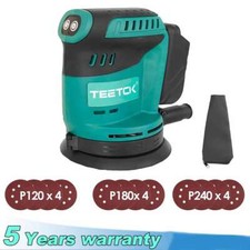 Cordless Random Orbital Sander for Makita 18V Li-Ion LXT 125mm with 12PCS Sand