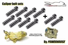 Ducati Stainless joint bolts set Brembo Goldline front & rear brake calipers