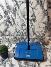 Bissell Natural Sweep Carpet Floor Manual Light Sweeper Dual Rotating Brush