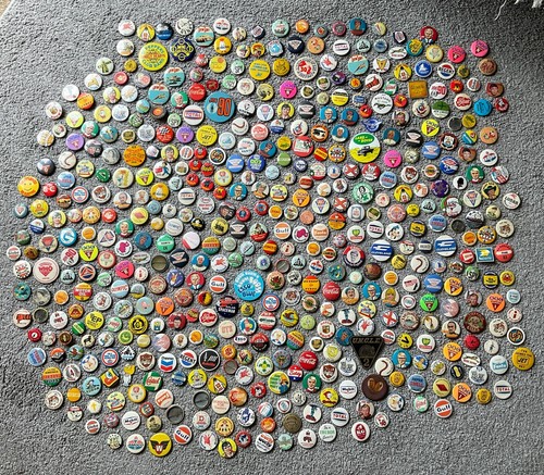 Huge job lot tin pin - huge, of