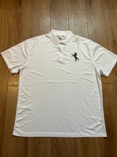 Men white horse - horse, polo