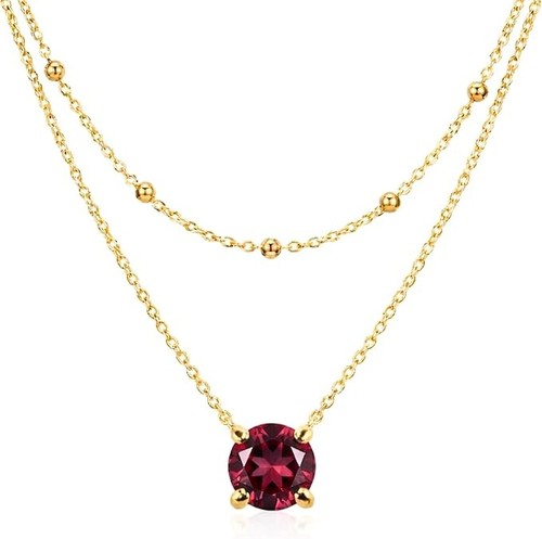 July birthstone rhodolite - ,