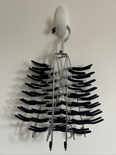 Chrome black swivel tie - pk, &
