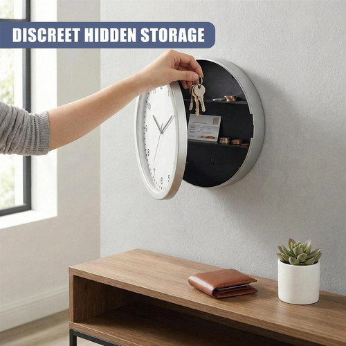 Wall clock hidden - hidden, secret