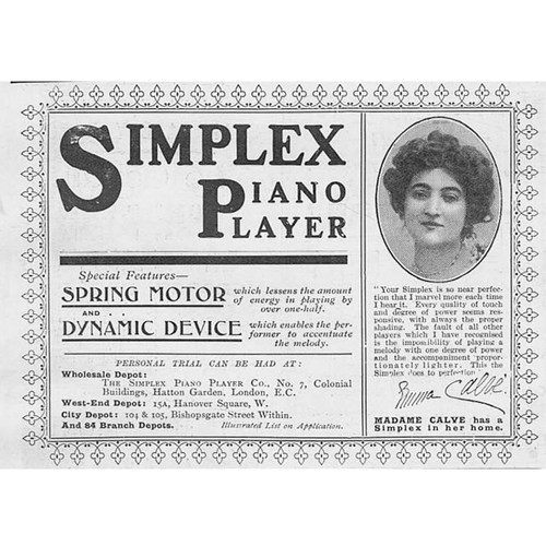 Simplex piano player - piano,