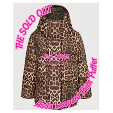 ASDA Leopard Puffer Jacket – Viral Sell Out Ganni Dupe – LARGE 