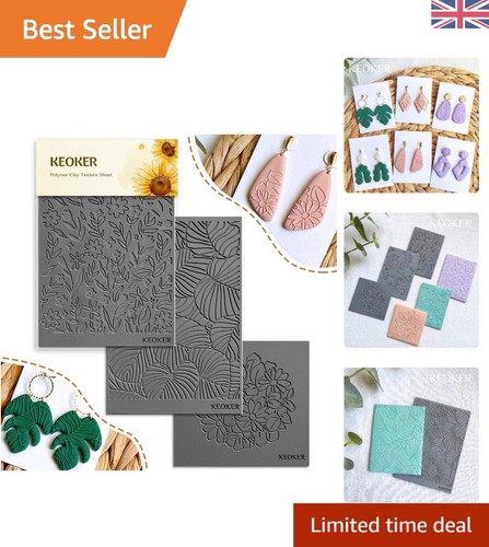 Polymer clay texture sheets - clay,