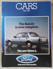 Ford Range Brochure 1984 - XR3i  XR4i  Cabriolet  Capri Injection