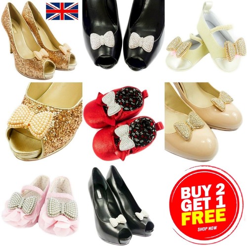 Shoe clip decorative - clip, pearl