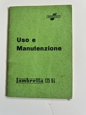 Lambretta Innocenti Li 150 Series 1 Instruction Booklet Italian