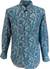 Mazeys Mens 60s 70s Turquoise