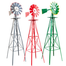 8FT Windmill Backyard Garden