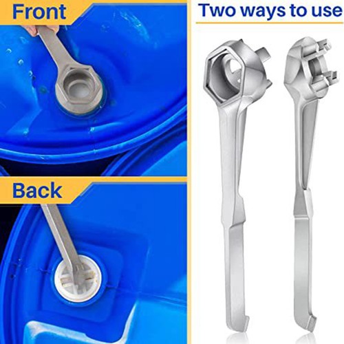 Aluminum drum plug wrench - aluminum,