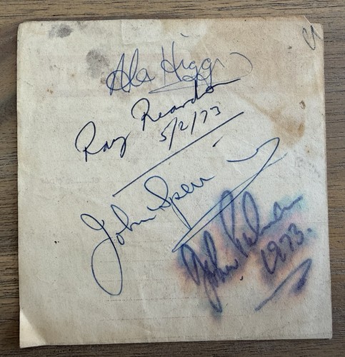 Signed flyer snooker - signed,