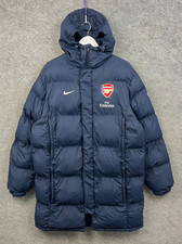 Arsenal Jacket Mens Large Blue Nike Player Issue Bench Manager Staff 2009/2010