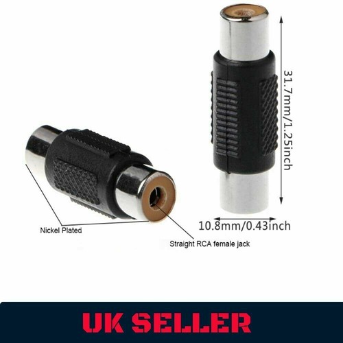 Rca female coupler - to,