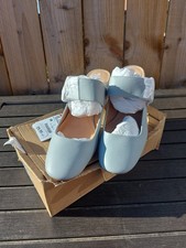 Zara Sky Blue Buckled Block