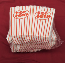Popcorn Boxes 100 Pack Open-Top Paper Popcorn Box Great for Movie Night