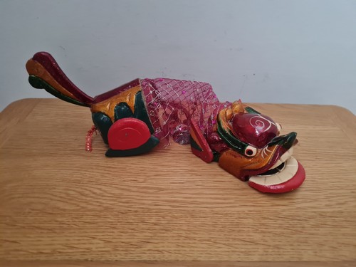 Chinese wooden dragon puppet - dragon,