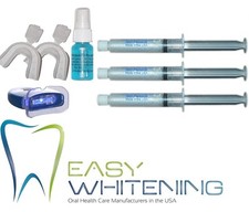 30CC 0% CARBAMIDE PEROXIDE+LIGHT+STAIN REMOVAL-TEETH WHITENING KIT*MADE IN USA*